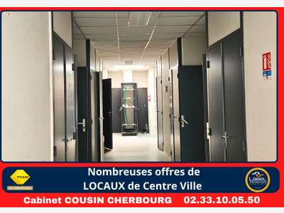 A louer bureaux 433m² empl pratique à Tourlaville