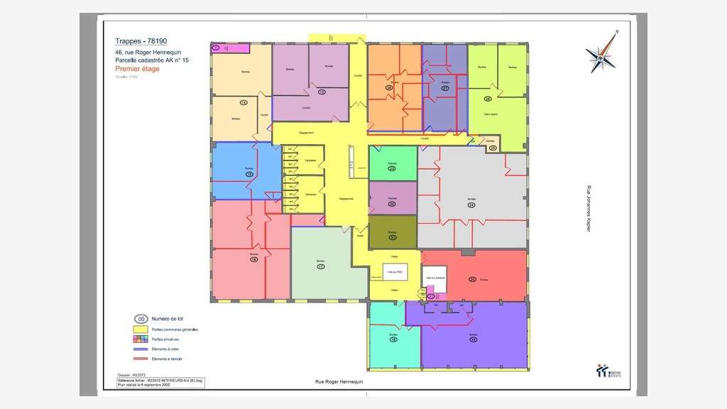 Bureau de 77 m2 à louer TRAPPES (78)