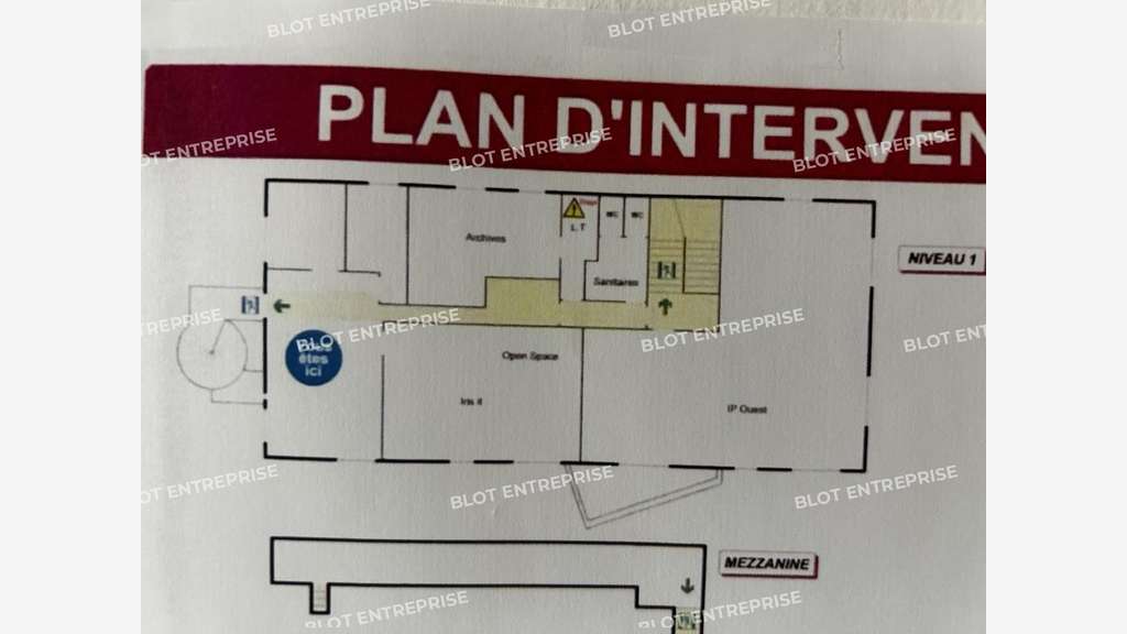 A louer bureaux 232m² à Treillières Ragon