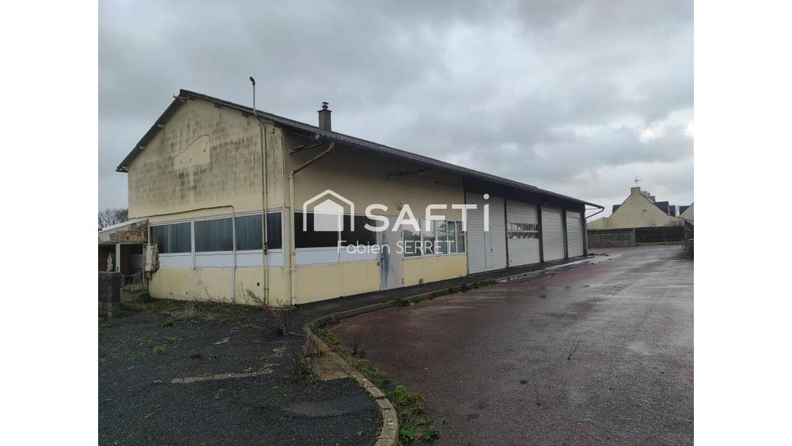 A louer bâtiment bureaux 232m² à Trévières