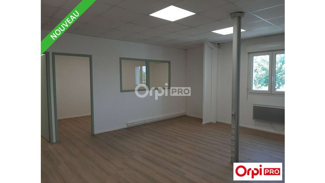 Bureau 80m² R+1 à louer zone Mozart à Valence