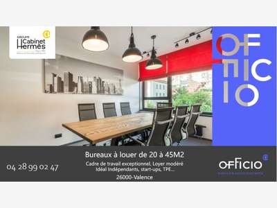 A louer bureaux de 20 à 45 m² à Valence