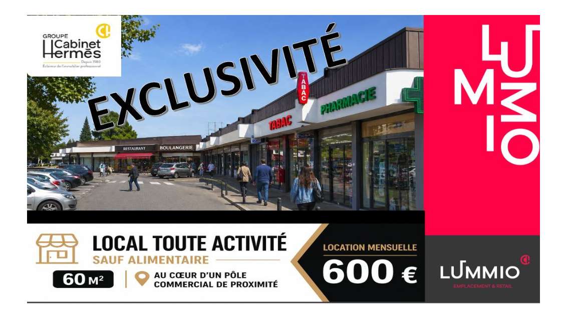VALENCE - LOCAL 60 M² - ZONE COMMERCIALE - PARKING