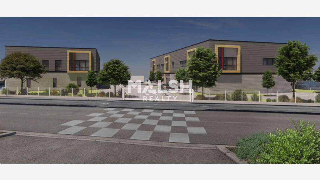 Bureaux neufs 499m² à louer à Vaulx-en-Velin