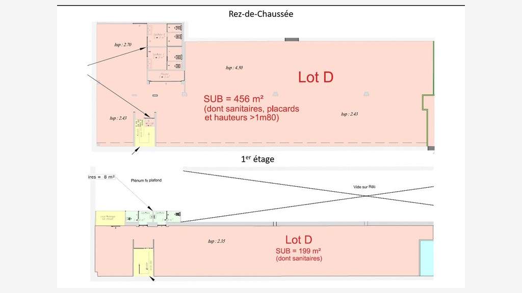 Bureaux 659m² à Vénissieux Parc du Moulin à Vent