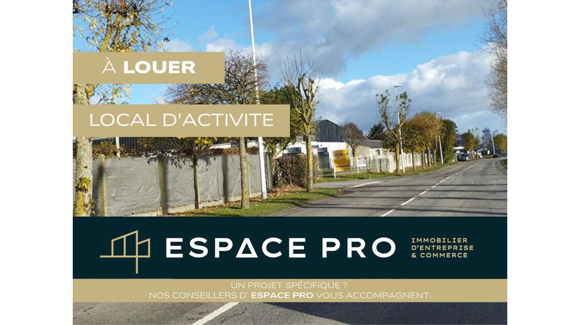 A louer local d'activités de 400m² Ouest de Caen