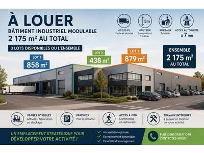 Location Locaux d'activités - Entrepôts à Villefranche-sur-Saône