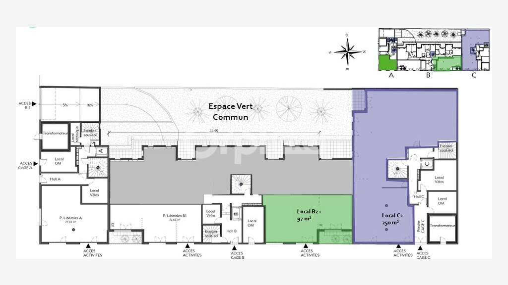 AV local commercial 250m² Villefranche-sur-Saône