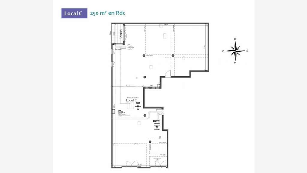 AV local commercial 250m² Villefranche-sur-Saône