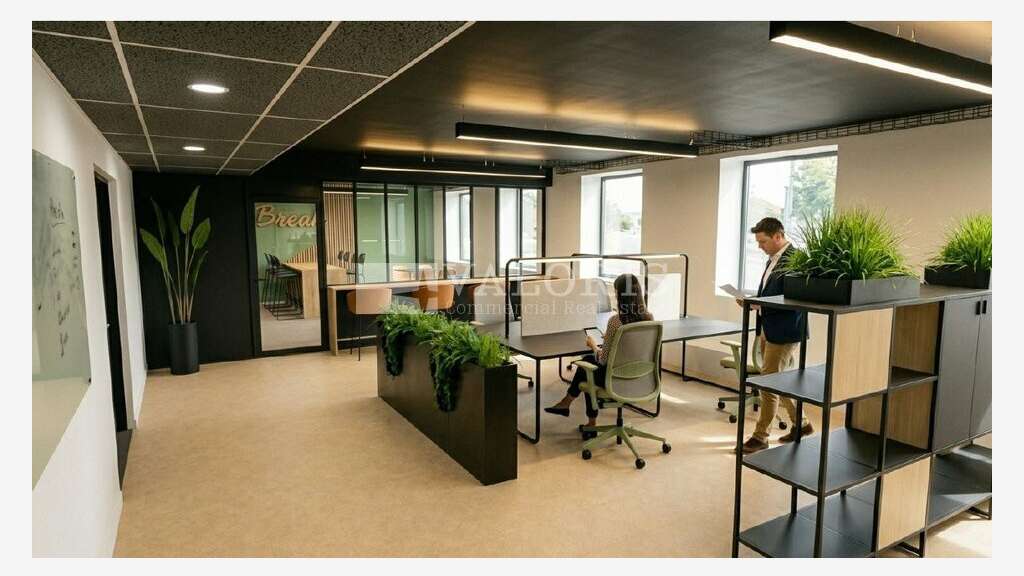 Bureaux modulables 1020m² à louer à Villeurbanne