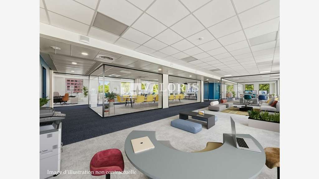 Bureaux modulables 1020m² à louer à Villeurbanne