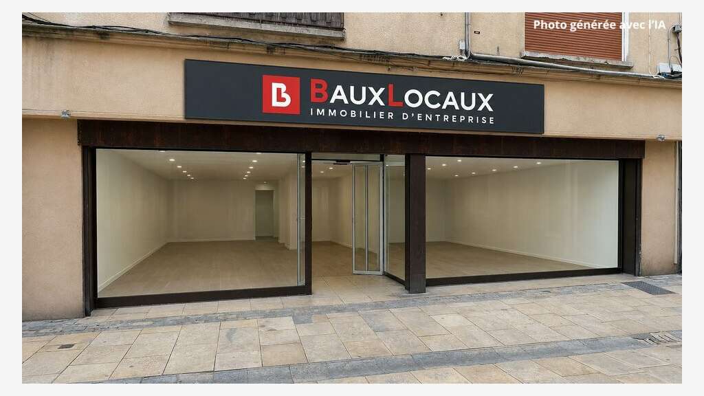 A louer local 509m² rue piétonne à Carpentras