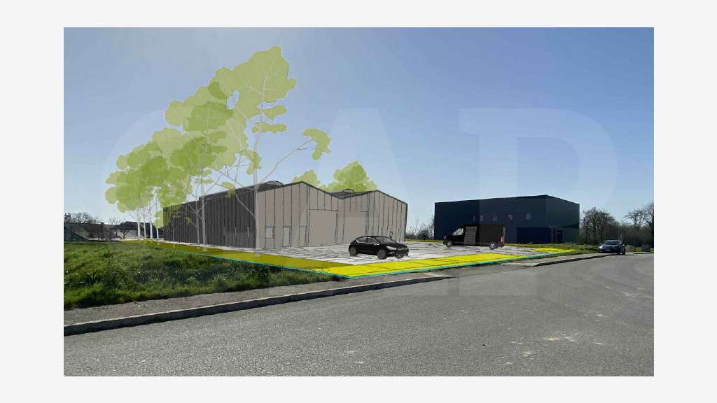 Loue cellule activité bureaux 300m² à Bourgbarré