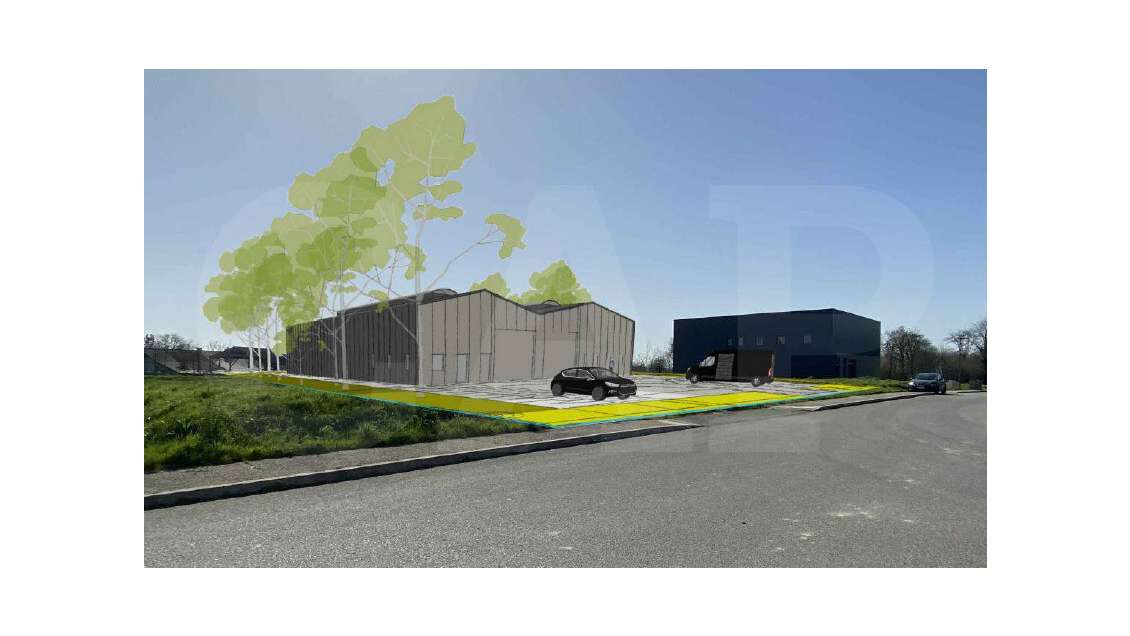 Loue cellule activité bureaux 300m² à Bourgbarré