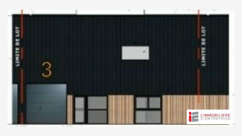 A louer cellule d'activité 228m² à Goven