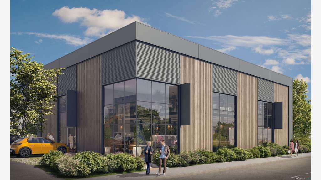 A louer cellule neuve 305m² à Trélazé Actiparc Est