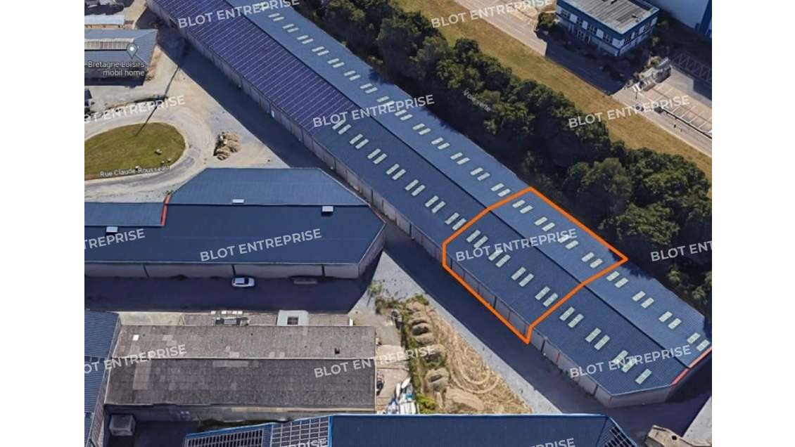 A louer local type industriel 600m² ZA Dinard