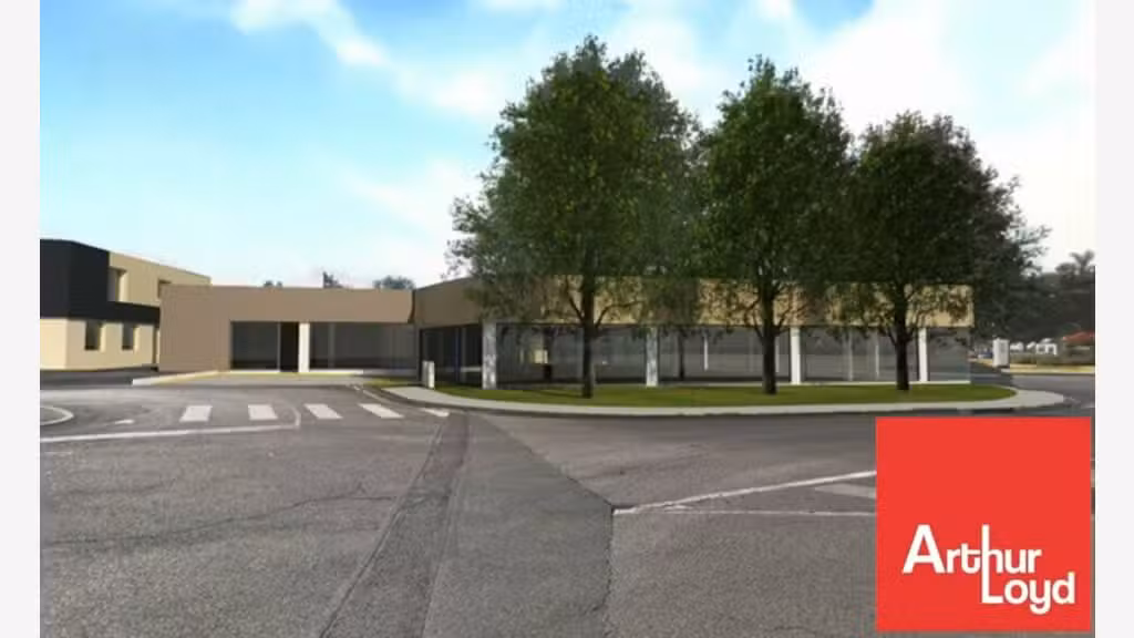 Cellule commerciale neuve 250m² à louer à Poitiers