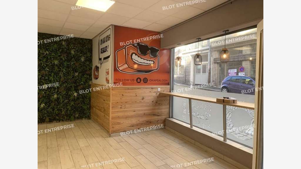 A louer cellule 200m²centre-ville de Saint-Brieuc