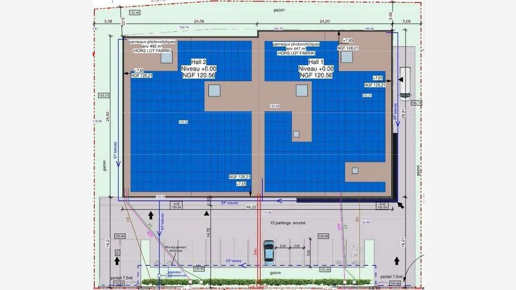 Location cellule d'activité 750m² à Saran
