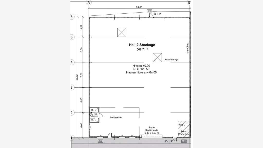 Location cellule d'activité 750m² à Saran