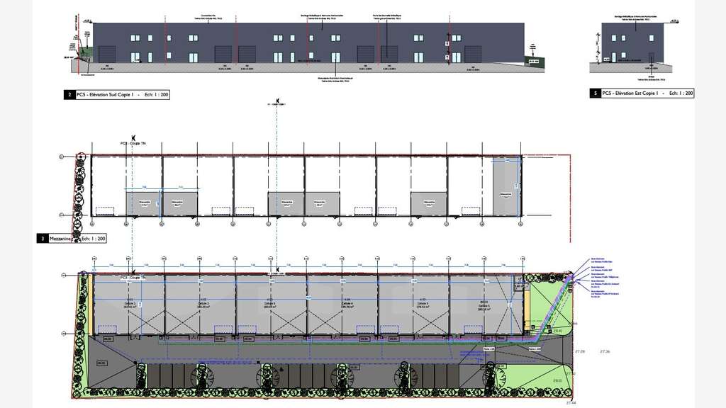A louer cellule d'activité 220m² au Rheu