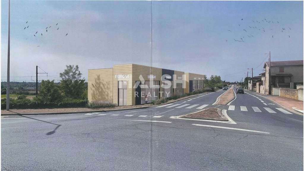 A louer locaux commerciaux neufs 581m² à Limas N6
