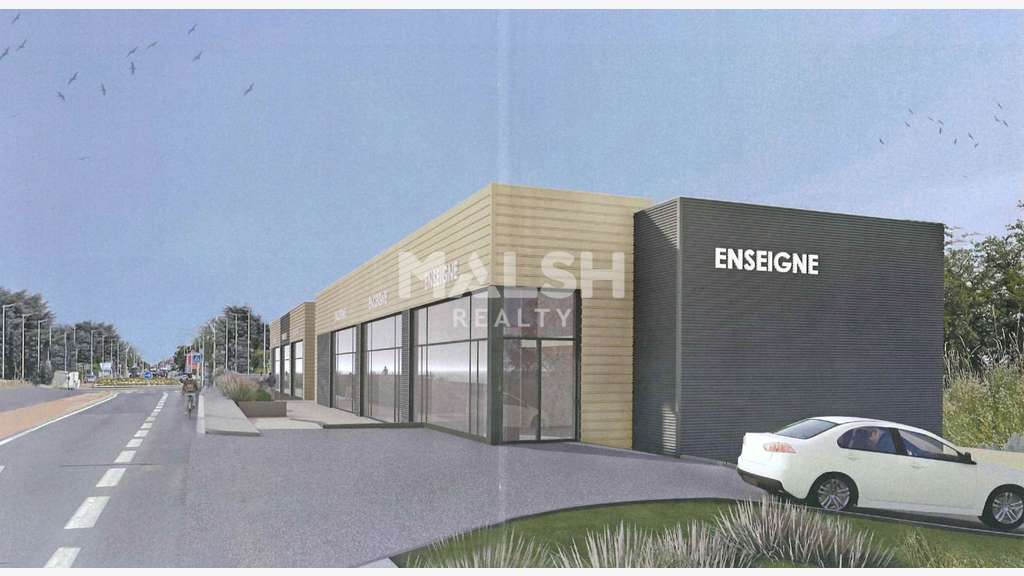 A louer locaux commerciaux neufs 581m² à Limas N6