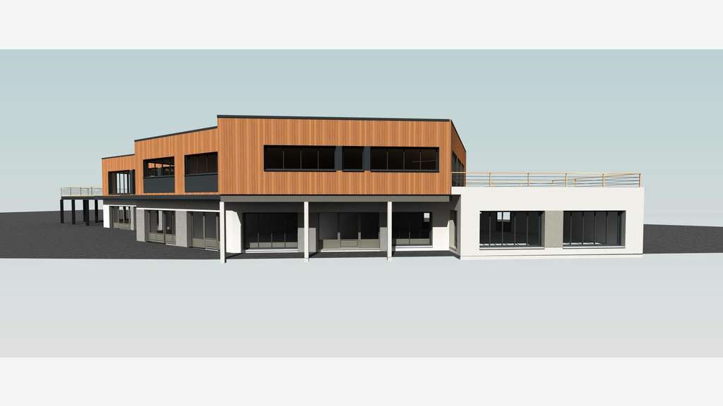 A louer local neuf 126m² à Châtelaudren-Plouagat