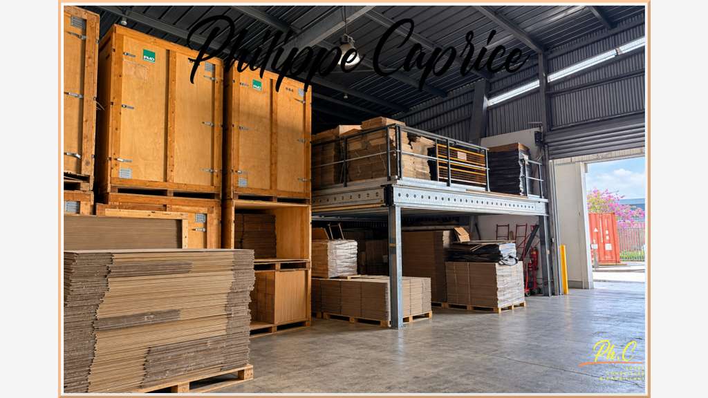 A louer entrepôt 917m² + bureaux 160m² au Lamentin