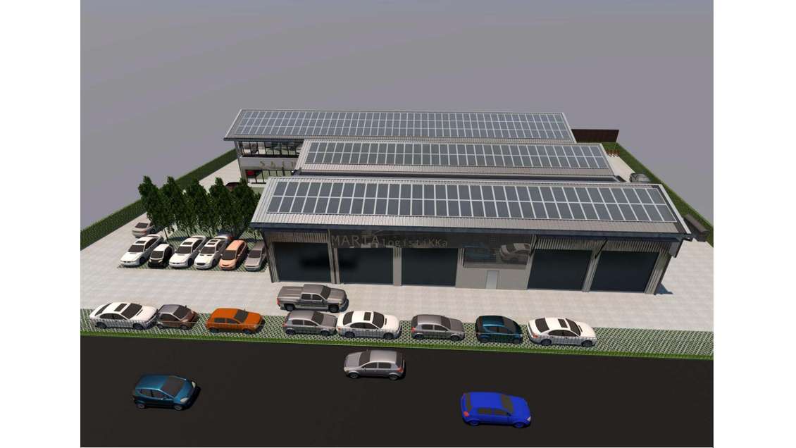 A louer local neuf 400m² à Baie-Mahault