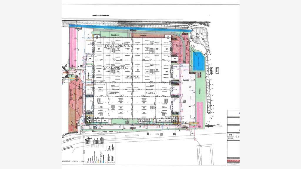 A louer entrepôt de 44 000m² à Tilloy lez Cambrai