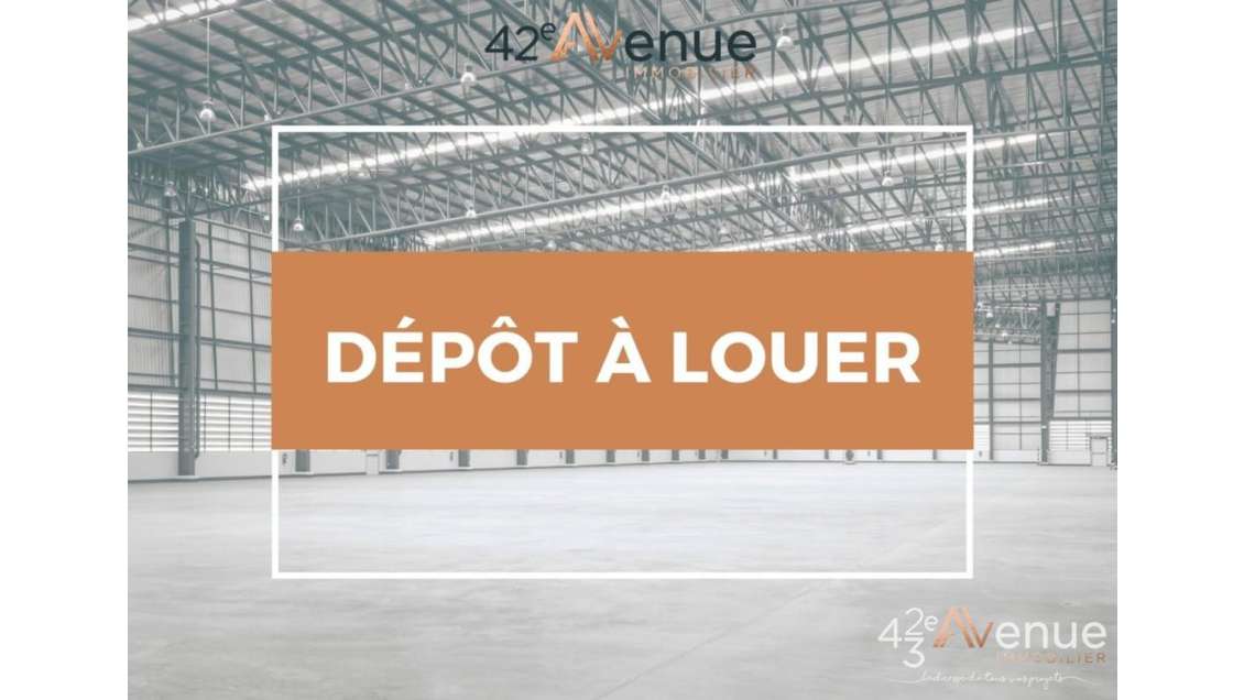 Entrepôt 432m² à louer à Firminy