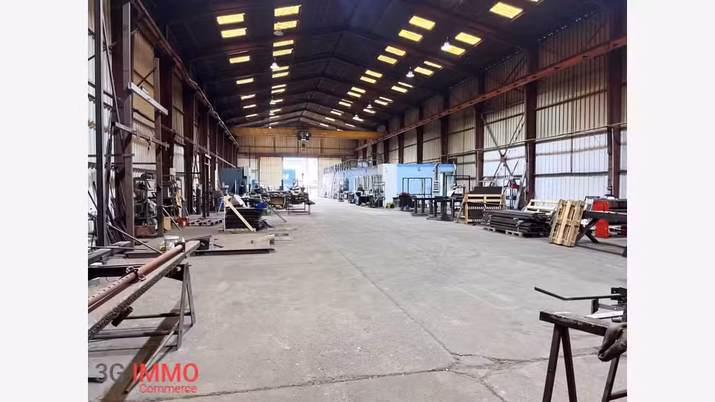 A louer entrepôt 1750m² à Gauchy Saint-Quentin Sud