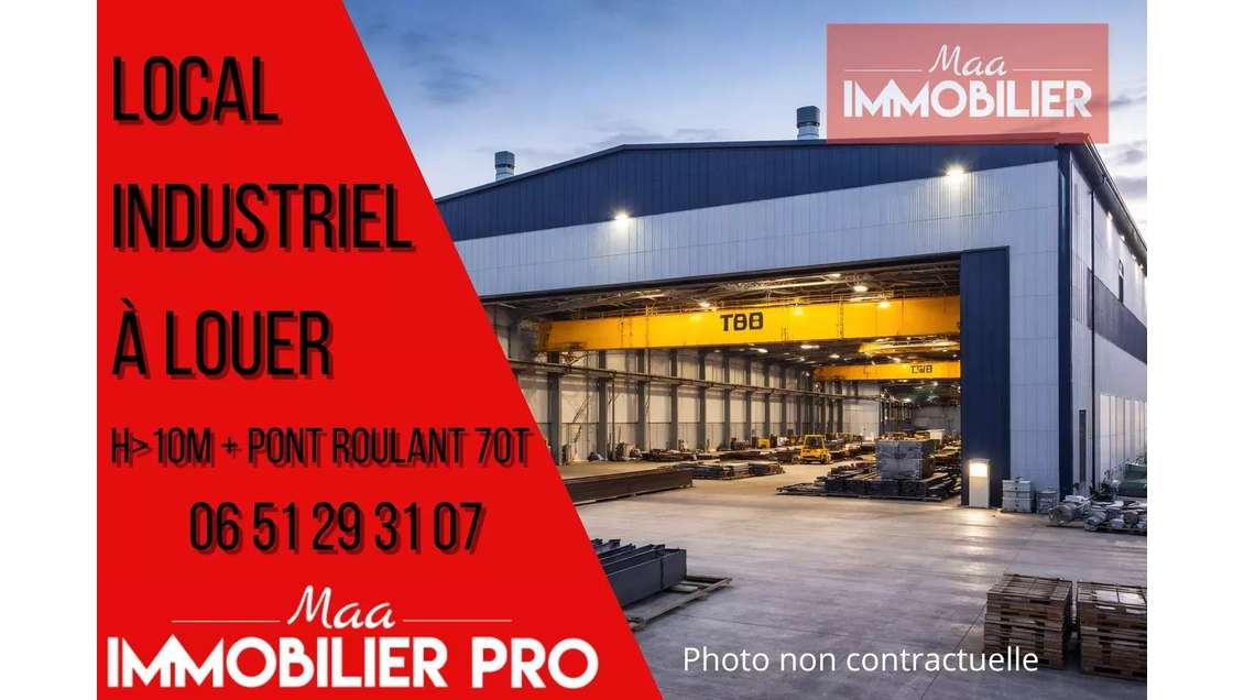 Entrepôt grande hauteur 4400m² à Saint-Étienne