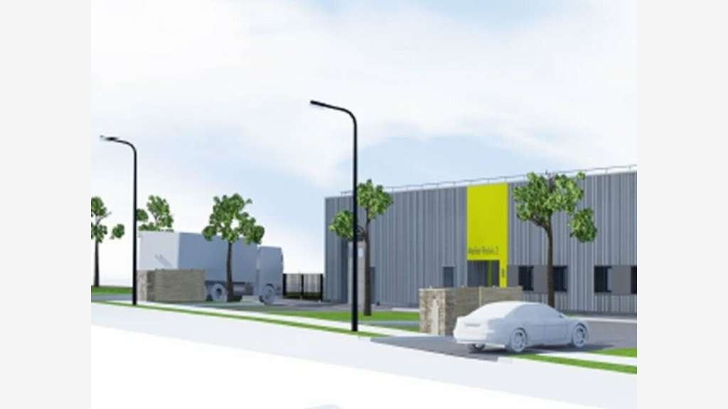 Entrepôt logistique 400m² à louer à Sarceaux