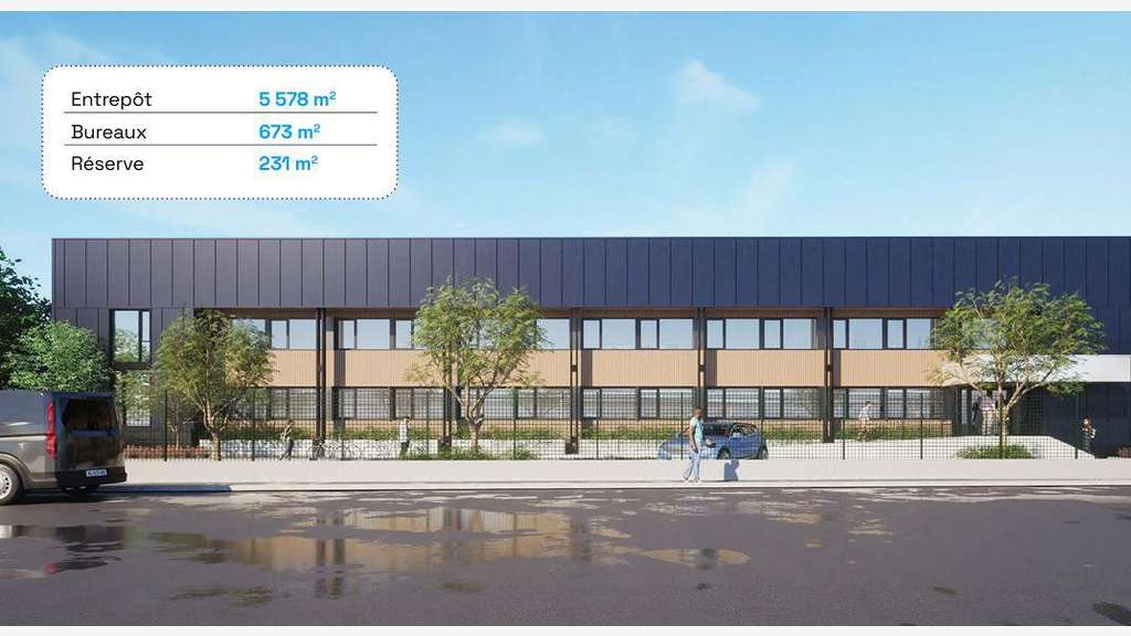 À louer entrepôt logistique 6 482m² ZA Courtine 