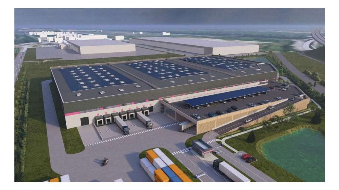 A louer entrepôt logistique 22834m² à Oudalle