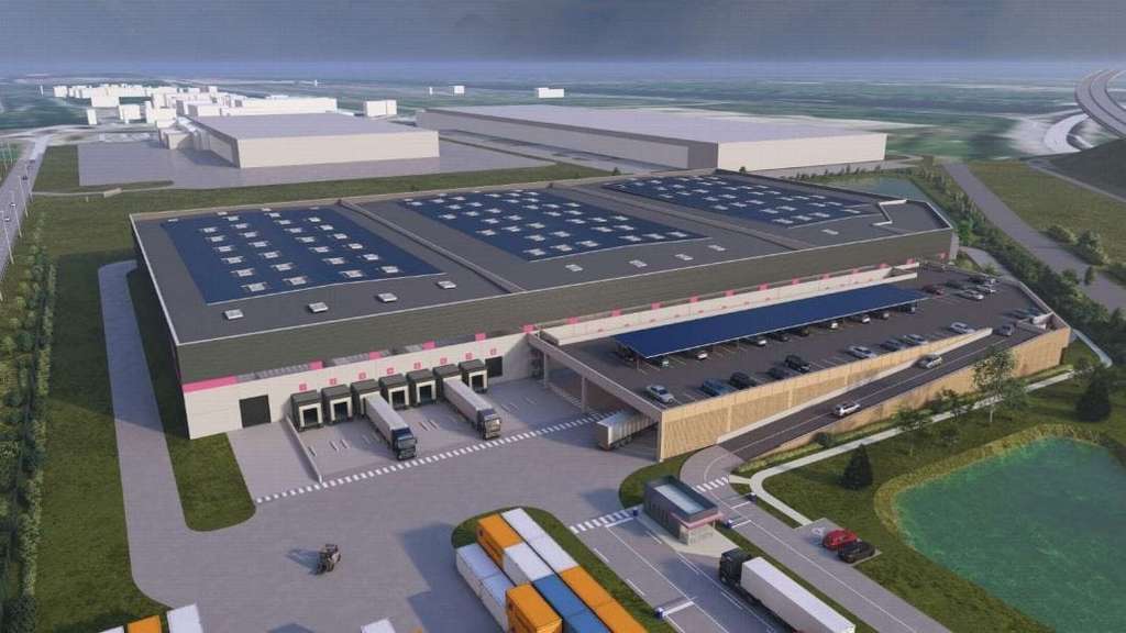A louer entrepôt logistique 22834m² à Oudalle