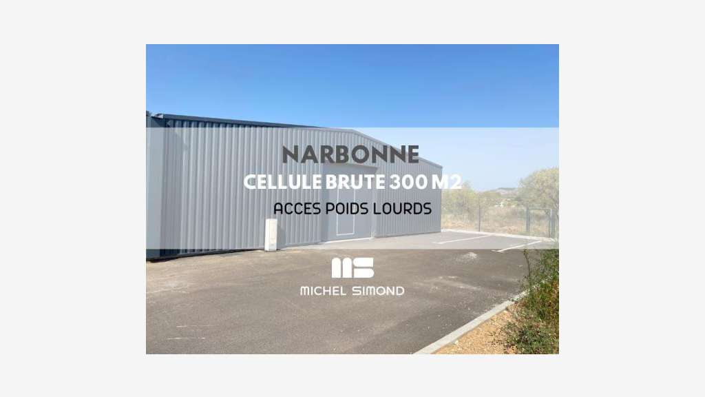 A louer entrepôt neuf 310m² à Narbonne