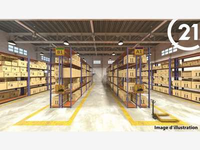 A louer entrepôt 580m² ZA Perpignan