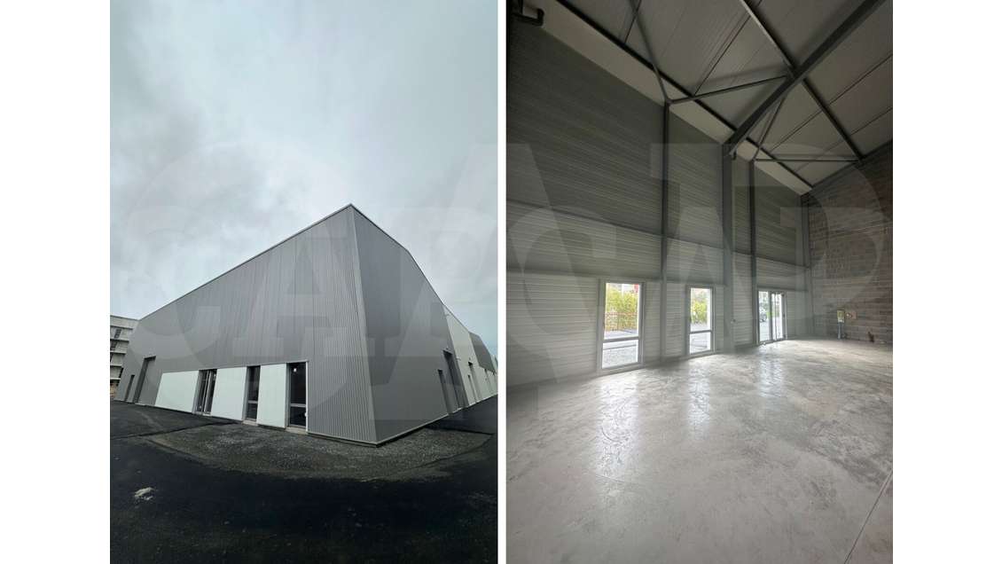 A louer entrepôt 188m² ZA mixte de Saint-Brieuc