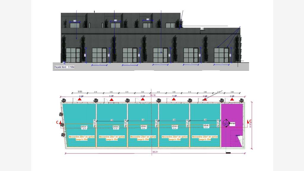Entrepôt 91m² à louer Tours Nord St Cyr sur Loire