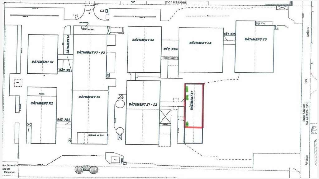 A louer entrepôt 14252m² à Tarascon