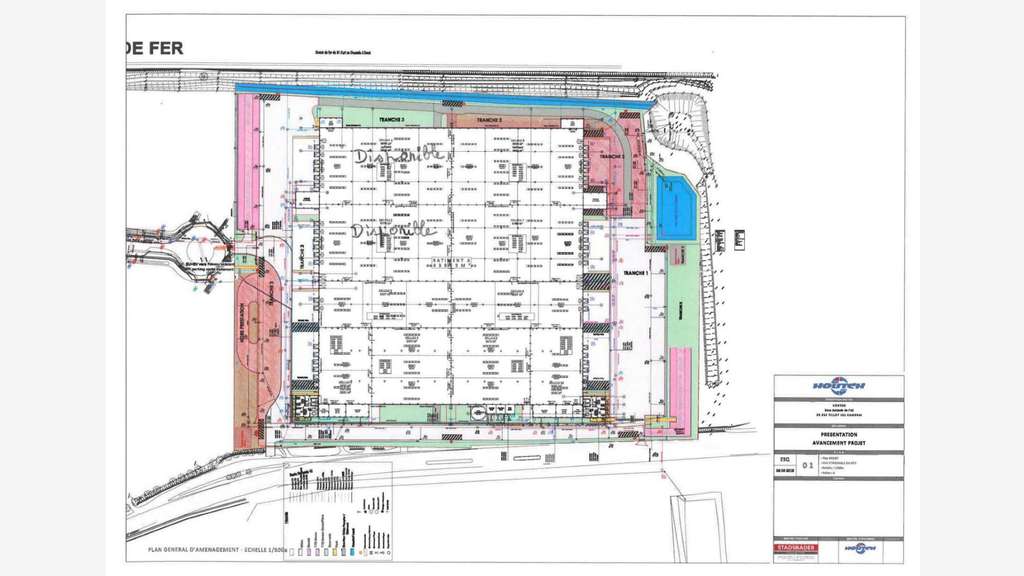 À louer entrepôt 44000m² divisible à Tilloy