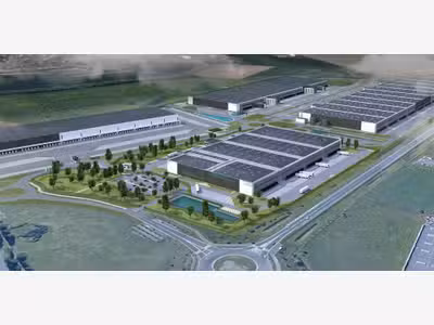 À louer entrepôts logistiques 6 000m² à Douvrin 