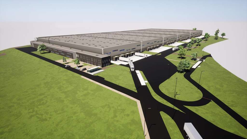 À louer entrepôts logistiques 12650m² à Roye