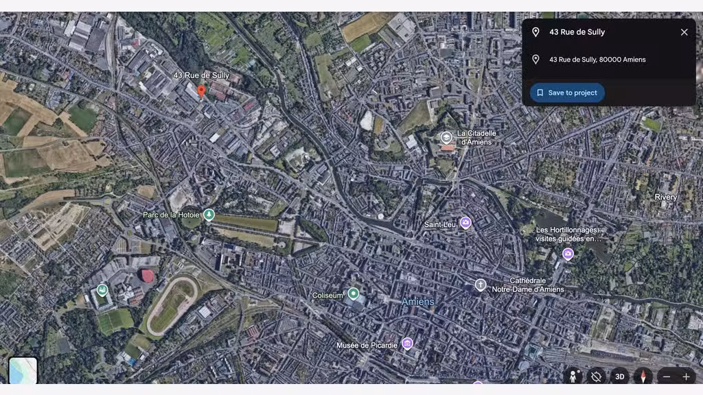 A louer terrain professionnel de 3750m² à Amiens