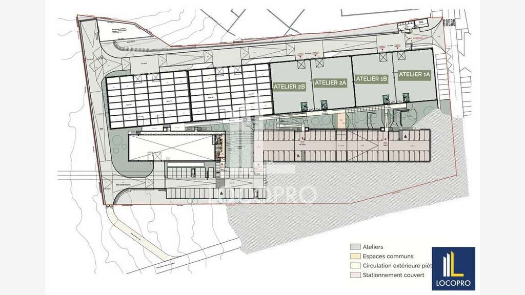 A louer locaux 6356m² à Mouans-Sartoux ZA Argile 