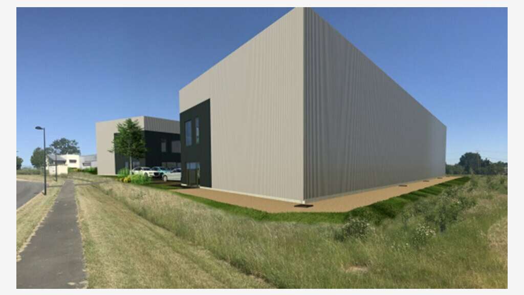 Cellule d'activité neuve 162m² à louer à Étrelles